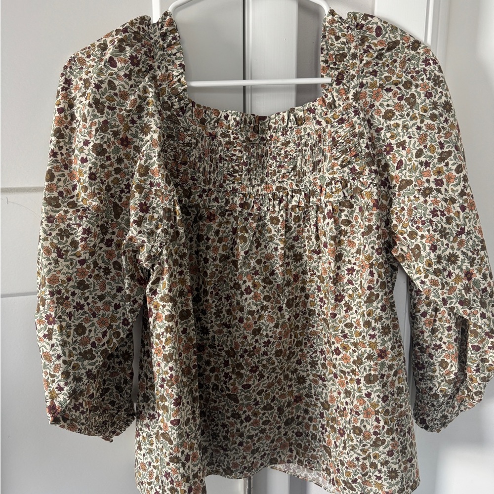 DÔEN Floral Print Women's Top with Liberty Print